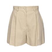 Lachende Shorts Pinko , Beige , Dames