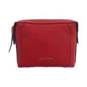 Eenvoudige Leren Schoonheid Piquadro , Red , Unisex