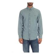 Casual Chambray Overhemd Polo Ralph Lauren , Blue , Heren