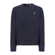 Zwarte Katoenen Sweatshirt Polo Ralph Lauren , Blue , Heren