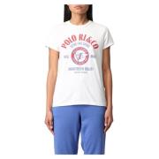 Premium T-shirt voor dames met iconisch logo Polo Ralph Lauren , White...