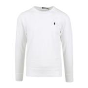 Witte Katoenen Spa Sweatshirt Polo Ralph Lauren , White , Heren