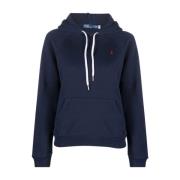 Blauwe Sweaters met Trekkoord Capuchon Polo Ralph Lauren , Blue , Dame...