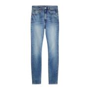 Hoge Taille Skinny Jeans Tompkins Polo Ralph Lauren , Blue , Dames