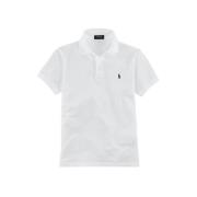 Slim Fit Katoenen Polo Shirt Polo Ralph Lauren , White , Heren