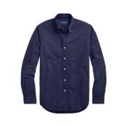 Navy Oxford Slim Fit Button-Down Overhemd Polo Ralph Lauren , Blue , H...