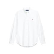Slim Fit Oxford Overhemd Polo Ralph Lauren , White , Heren