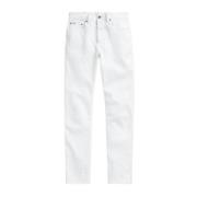 Slim Fit Witte Jeans Polo Ralph Lauren , White , Dames