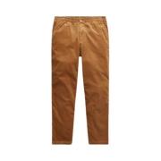 Ribfluwelen broek in zandkleur Polo Ralph Lauren , Brown , Heren