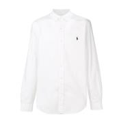 Witte Oxford Sportshirt Polo Ralph Lauren , White , Heren