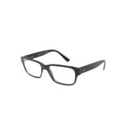 Klassiek Zwart Optisch Frame Prada , Black , Heren