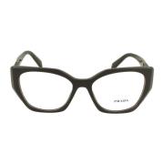 Stijlvolle Vierkante Bril - Model 18Wv Prada , Black , Dames