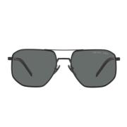 Gepolariseerde vierkante zonnebril Prada , Black , Unisex