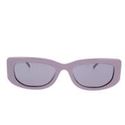 Stijlvolle Rechthoekige Zonnebril Prada , Purple , Unisex