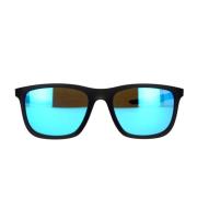 Sportieve zonnebril met wraparound design en spiegelglazen Prada , Gra...