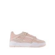 Vintage Roze Leren Slipstream Sneakers Puma , Pink , Dames