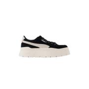 Leather sneakers Puma , Black , Dames