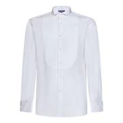 Witte Katoenen Smokingoverhemd met Franse Manchetten Ralph Lauren , Wh...