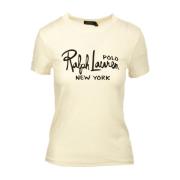 Luxe Dames Top - Upgrade Jouw Garderobe Ralph Lauren , Beige , Dames