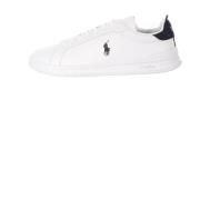 Witte Herenmode Sneakers Ralph Lauren , White , Heren