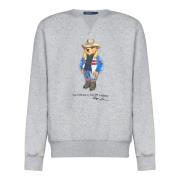 Vally Bear Sweatshirt Grijs-S Ralph Lauren , Gray , Heren