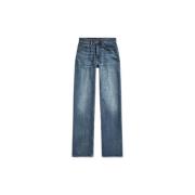 Straight Telesto Wash Jeans Ralph Lauren , Blue , Dames