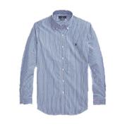 Sportieve Lange Mouw Shirt Ralph Lauren , Blue , Heren