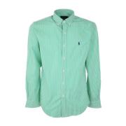 Comfortabel en stijlvol katoenen overhemd Ralph Lauren , Green , Heren