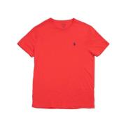Comfortabel Katoenen T-Shirt Ralph Lauren , Red , Heren