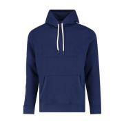 Comfortabele hoodie met logo borduursel Ralph Lauren , Blue , Heren
