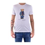 Stijlvolle T-shirts voor Mannen en Vrouwen Ralph Lauren , White , Here...