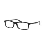 Matte Zwarte Zonnebril Ray-Ban , Black , Heren