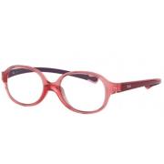Stunning Transparent Light Red Eyewear Frames Ray-Ban , Red , Dames
