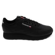 Leren Sneakers voor Dames, Comfortabel Reebok , Black , Dames