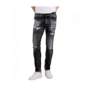 Stijlvolle Broken Edge Slim-Fit Jeans Replay , Gray , Heren