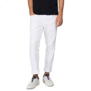 Anbass Slim Broek Replay , White , Heren