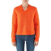 Regular Fit Spicy Orange Shirt Replay , Orange , Dames
