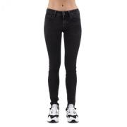 Skinny Fit Zwart Power Stretch Jeans Replay , Black , Dames
