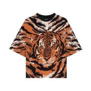 T-Shirts Roberto Cavalli , Brown , Dames