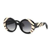 Stijlvolle zonnebril voor modebewuste vrouwen Roberto Cavalli , Black ...