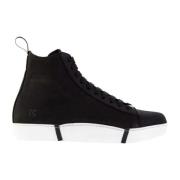 Premium Zwarte & Witte High Top Sneakers Roberto Cavalli , Black , Dam...