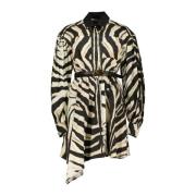 Jurk Roberto Cavalli , Beige , Dames