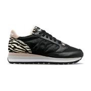 Zwarte Sneakers - Originele Stijl Saucony , Black , Dames