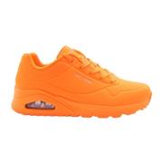 Sneaker Skechers , Orange , Dames