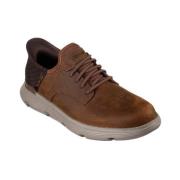 Comfortabele Slip-On Sneakers met Arch Support Skechers , Brown , Here...