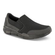 Klassieke Heren Instappers Skechers , Black , Heren