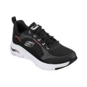 Arch Fit Lichtgewicht Ondersteunende Sneakers Skechers , Black , Dames