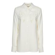 Witte Pinafore Metal Shirts Stella McCartney , White , Dames