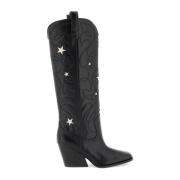 Texaanse laarzen met sterrenborduursel Stella McCartney , Black , Dame...