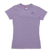 T-Shirts The North Face , Purple , Dames